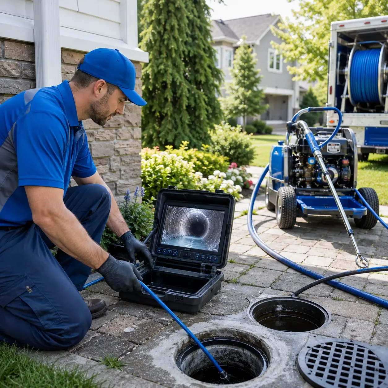 Outdoor drain cleaning professionals serving Guin, AL